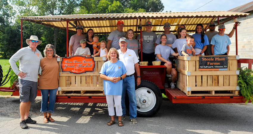 Steele Plant Farms, owned by the Sanders and Hudson families, were the grand marshals of the 2022 Tater Town Special.