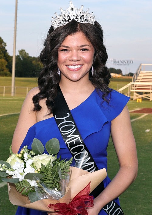 West Carroll Homecoming Queen &mdash; Sydney Bosley, a senior, was crowned during pre-game ceremonies at West Carroll.