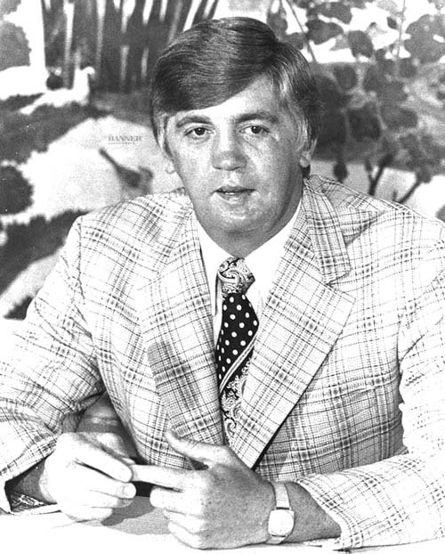 Buford Pusser at a press conference in Memphis hours before his death.