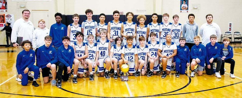 The Huntingdon Middle School basketball team earned its second state championship.