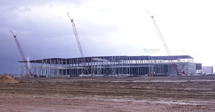 Construction on the Ford Blue Oval and the SK battery plants is approximately 50 percent complete. Production is slated for the year 2025.