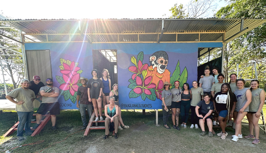 A team of high school and college students and adults from primarily Weakley County spent spring break discovering more about the world and themselves as they traveled to Costa Rica on a service project that included completing a third mural at the Rescue Center of Costa Rica. Designed by graphic artist Jai Chandler Mathis and painted by students from Dresden and Gleason High Schools as well as Bethel University, the art helps spread the center&rsquo;s message of protection for animals and nature. The trip was led by Stacie Freeman, Bethel University Global Studies Director and her fellow Global Citizen Adventure Corps co-founder Julie Hill.