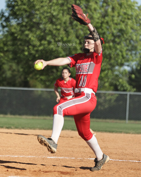 Briley Auvenshine came in to relieve Payton Ognibene. Auvenshine allowed one run, two hits and struck out eight batters.