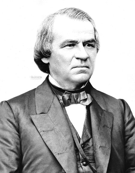 President Andrew Johnson was left with the responsibility oversee the end of the Civil War following the assassination of Abraham Lincoln on April 14, 1865.
