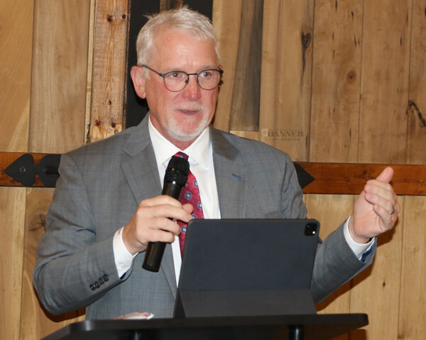 Kyle Spurgeon, CEO of the Jackson Chamber, was the featured speaker. Spurgeon is a Henry County native.