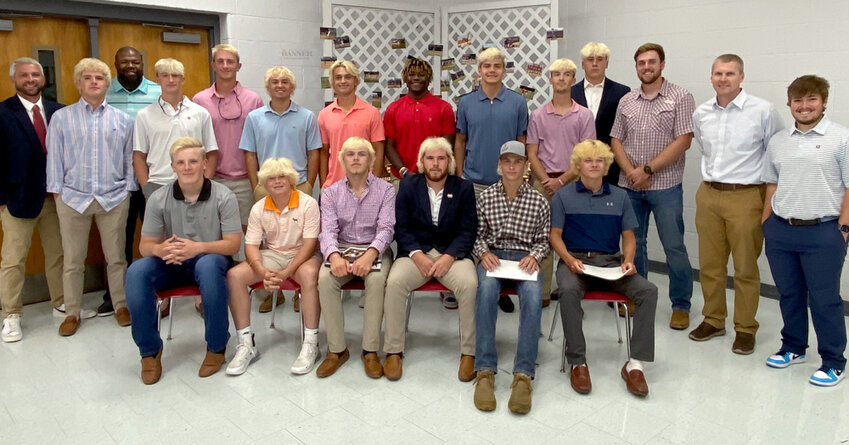 MHS 2023 Baseball Coaches and Players.