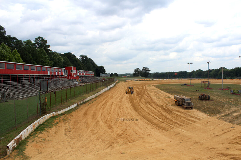 The Clayhill Motorsports Park team is working diligently to repair the 3/8 mile racetrack in Atwood before the July 27 Test and Tune.