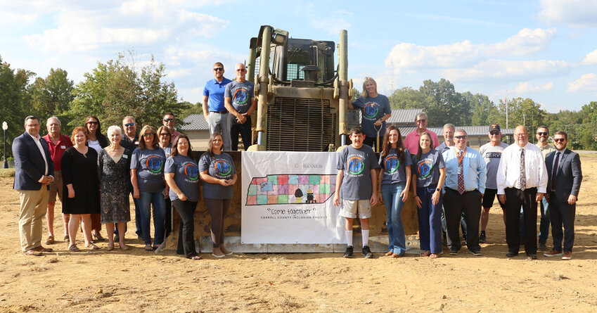 The groundbreaking ceremony for the Carroll County Inclusion Park was held Tuesday, October 3.