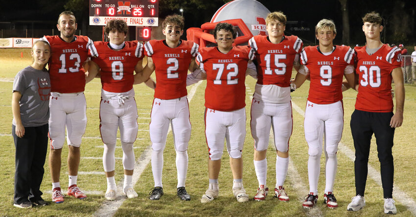 MHS Senior Football Players.