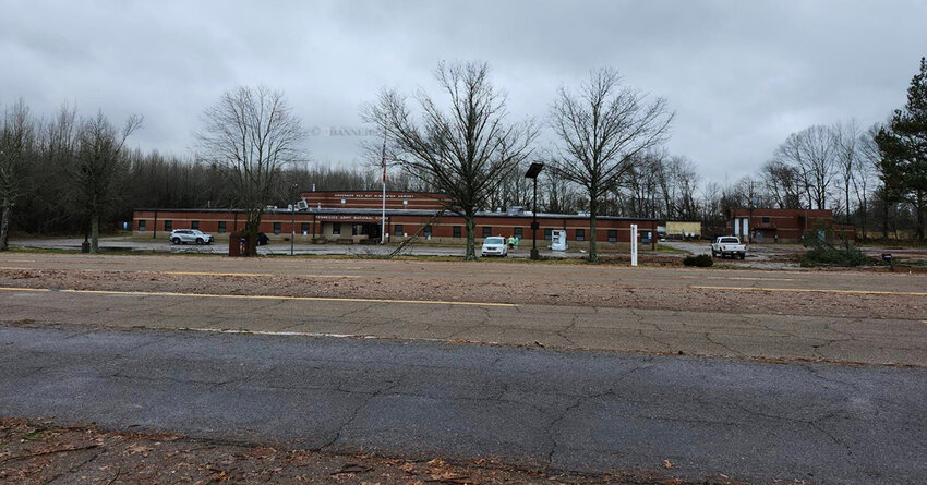 The National Guard Armory in Dresden, Tennessee sustained damage on Saturday when an EF-1 tornado passed nearby.