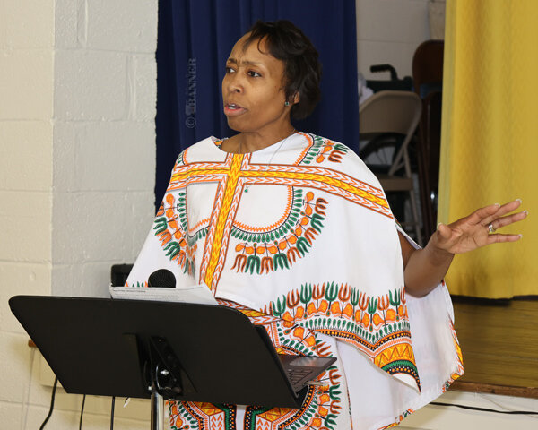 La-Wanda Jenkins was the featured speaker at the Black History Program.