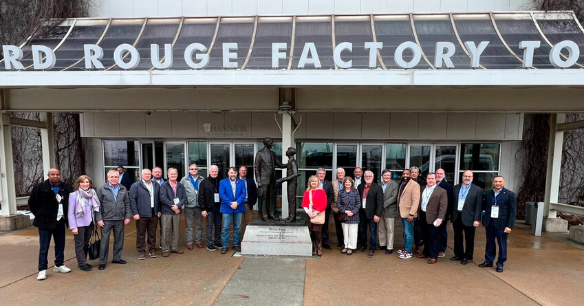 Area leaders traveled to the Ford Motor Plant in Michigan.