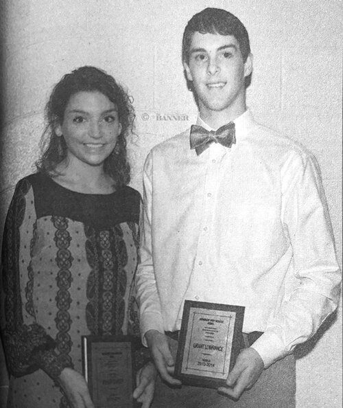 10 Years Ago &mdash; Ashley Barker and Grant Lowrance won the highest GPA at the Basketball Banquet.