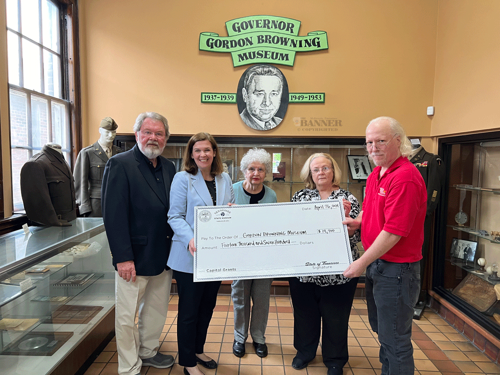 Browning Museum Receives Grant Check – The Mckenzie Banner