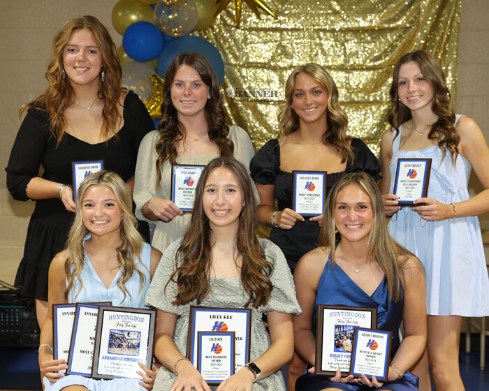Fillies who were honored include (L to R) Front Row: Annabelle Singleton, Lilly Kee and Kelby Crossno. Back Row: Sara Beth Smith, Josey Stokes, Delaney Byars and Quinn Kelley.