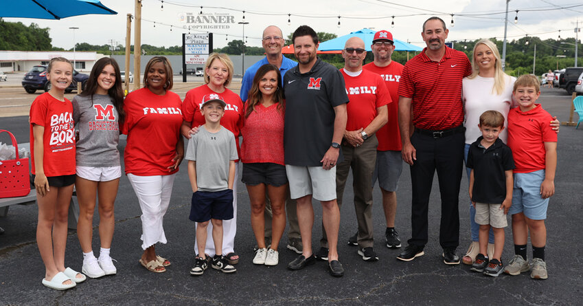 Pictured are Millie Brigham, Ava Hastings, Grady Brigham, Jamie Emerson, LaShonda Williams, Karen Fowler, Spiros Roditis, Dru Emergson, Bobby Young, Dr. Justin Barden, Justin Emerson, Suzy Emerson, and Knox and Mac Emerson.