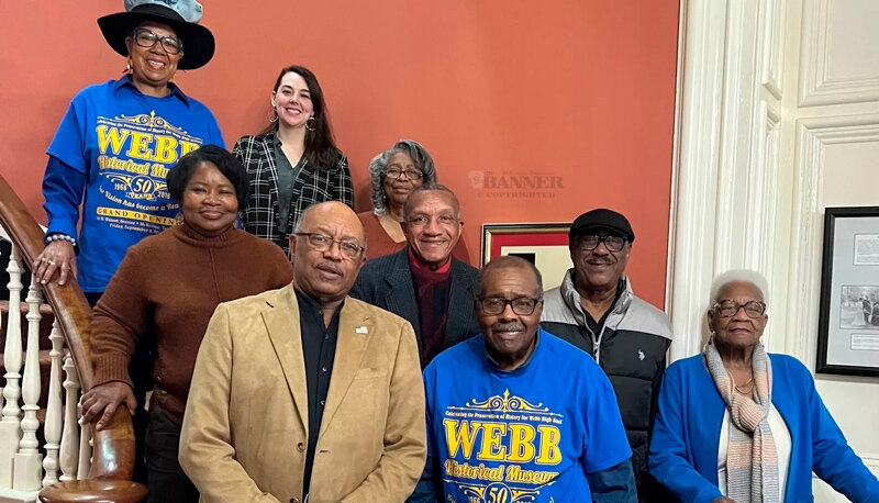 Members of the Webb School Alumni Association and friends during their presentation to the Tennessee Historical Commission in an effort to add Webb School to the National Register of Historic Places.