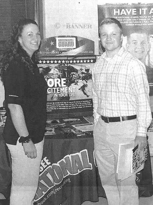 10 Years Ago &mdash; Congressman Fincher hosted a Job Fair for West Tennessee. SFC Melissa Walker (left) explained the opportunities provided by the Tennessee National Guard.