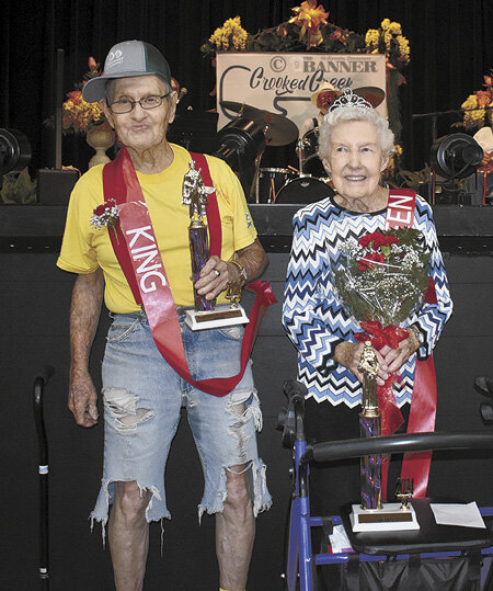 Carroll County Senior Day King Billy Smith and Queen Robye Lindsey.