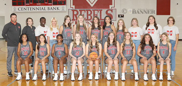 The McKenzie High School Lady Rebels, District 12A runner-up and Region 6A semifinalist.