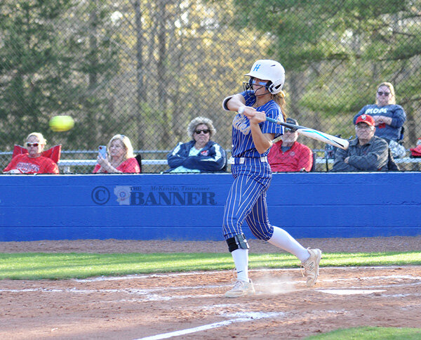 Filly Delaney Byars rips a triple.