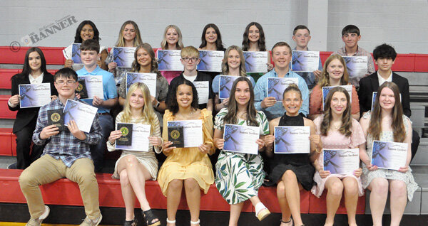 Eighth grade honor students.