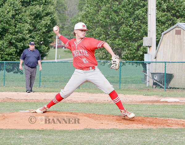 Rebel Cooper Davidson earned the complete-game shutout, allowing three hits while striking out two and walking one in three innings.