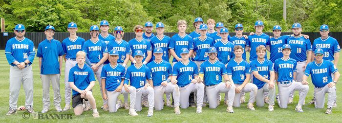 The Region 6AA Baseball Tournament champion Huntingdon Mustangs.