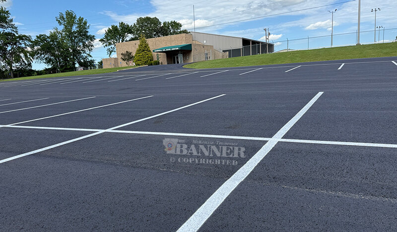 The Civic Center has a new smooth parking lot thanks to a state grant.