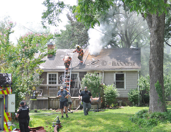 A Wednesday afternoon fire claimed the rental home, pets and property of the Fritz family on Hamilton Street in McKenzie.
