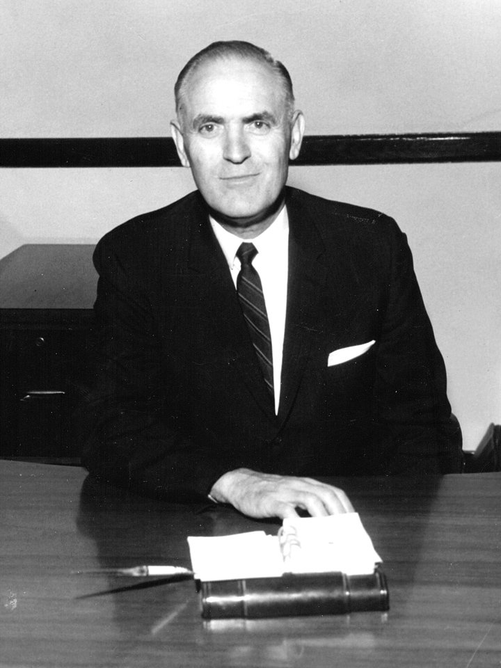 Dr. Roy Baker was the president of Bethel College from 1945 until his death in 1968.