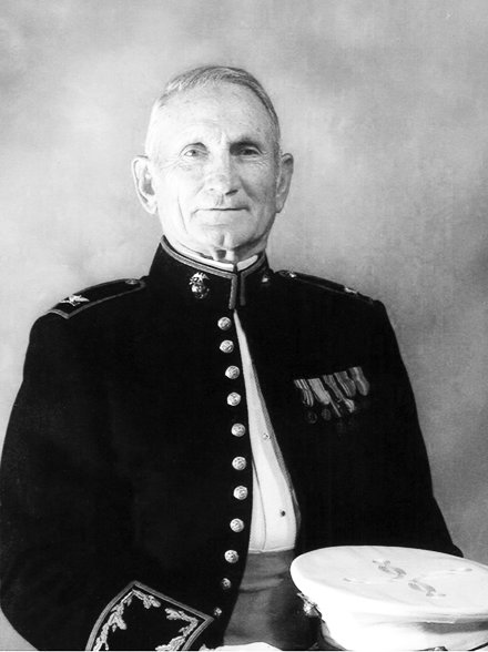 Colonel Kermit S. Holland served in the United States Marine Corps in World War II and the Korean War.