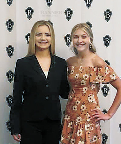 West Carroll Junior-Senior High Participants — Olivia Arnold and Macey Mitchell in the Senior Division.