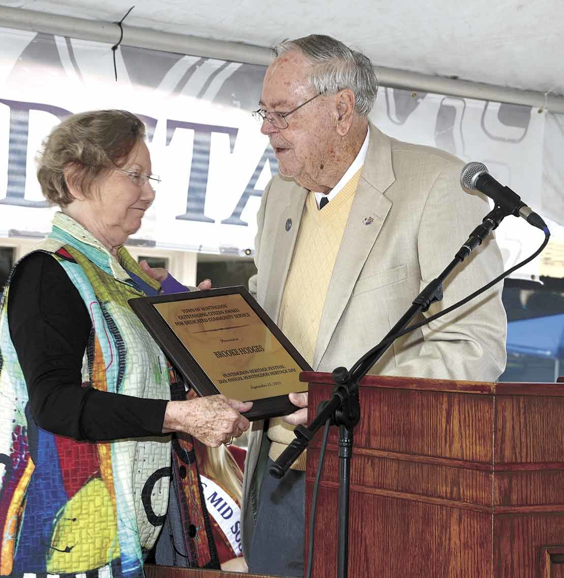 Brooke Hodges, Taylor Family Honored at Huntingdon Heritage Festival