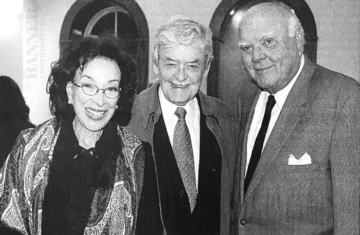 Dixie Carter, Hal Holbrook and former Tennessee Governor Ned Ray McWherter at The Dixie.