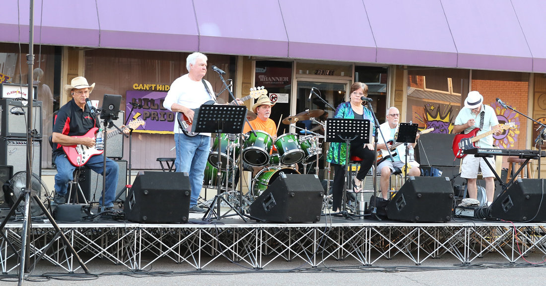 The Flashback Band from McKenzie was on the main stage on Saturday evening at the Sweet Tea Festival 2022.