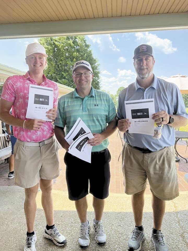 Carroll Bank and Trust took second place in the chamber golf tournament.