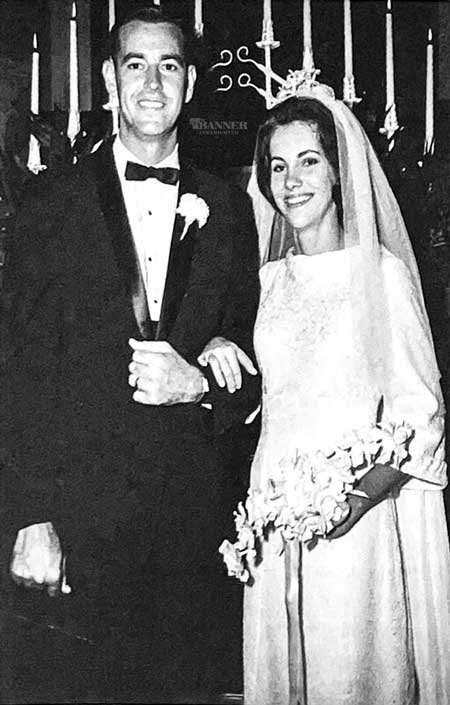 Dale and Carlene Kelley’s marriage photo from 1965.
