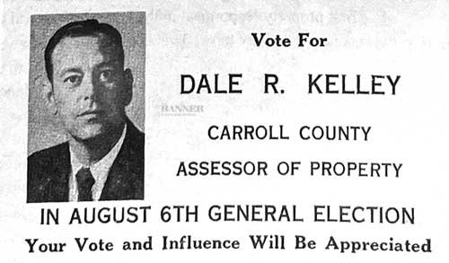 Dale Kelley’s Property Assessor campaign card.