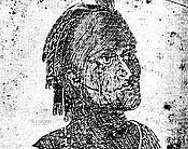 Visual depiction of Chief Kalopin (Reelfoot) for whom Reelfoot Lake is named.