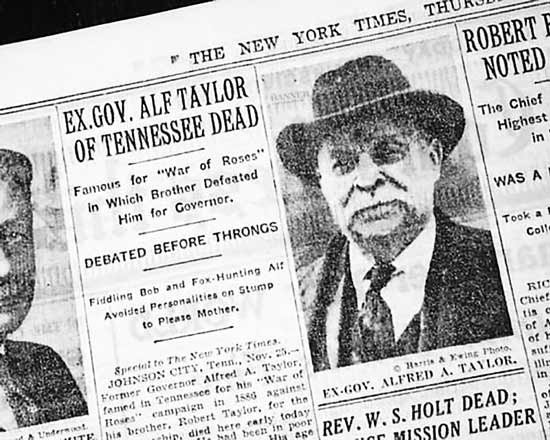 Alfred Taylor’s obituary in The New York Times.