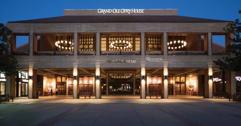 The current Grand Ole Opry House.