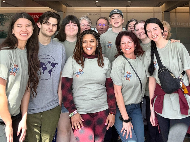 The Bethel University Global Studies group traveled to Guatemala on March 5 to serve with the Cumberland Presbyterian missionaries in local primary schools. The group assisted a local dentist by providing supplies of dental hygiene and inspection for cavities in the mouths of young students.