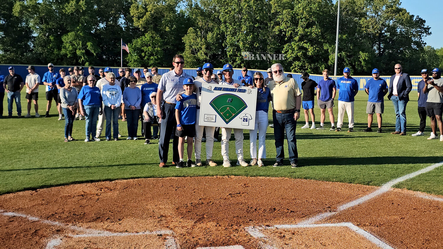 High School Dedicates Eubanks Field