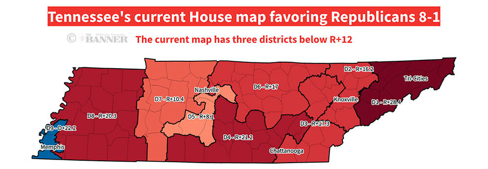 Tennessee GOP Seeks To Redraw Congressional Districts
