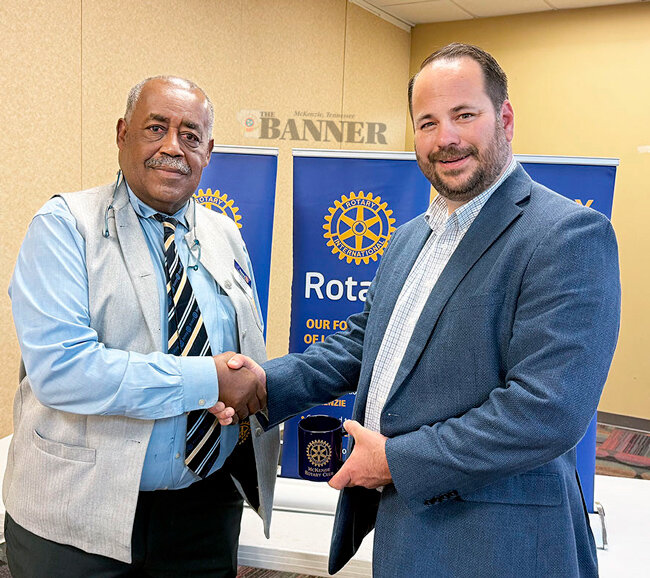 McKenzie Rotary Visited by Jackson Airport