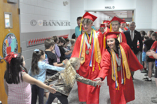 McKenzie Seniors Walk Through Schools