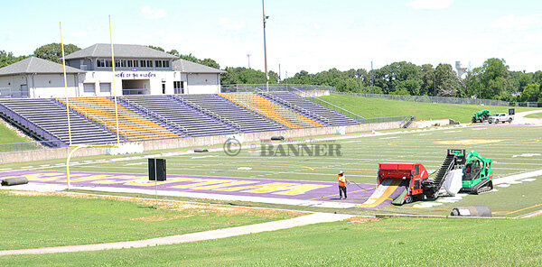Turf Replacement Begins at Bethel’s Walter Butler Stadium