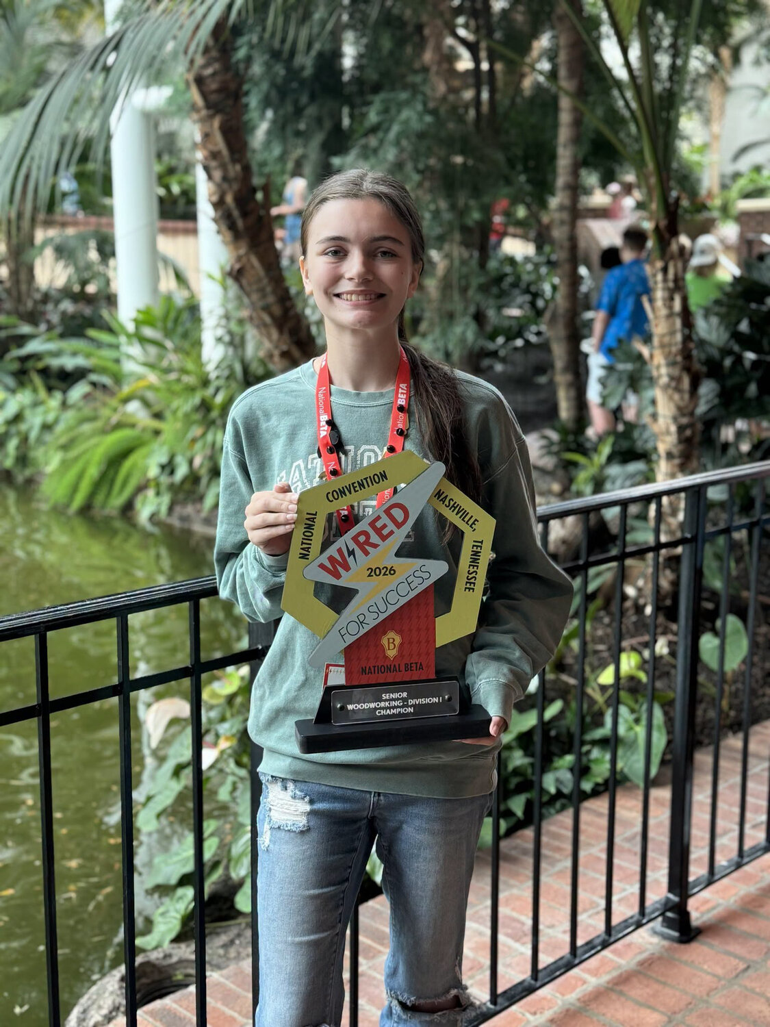 Clarksburg Student Wins National Woodworking Contest