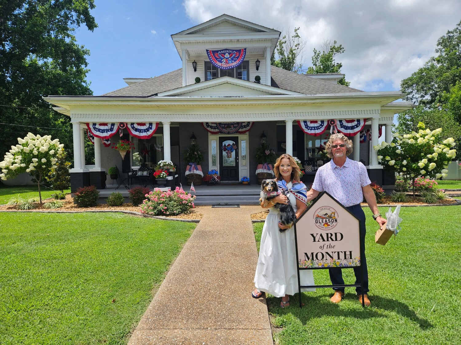 Esch Home Wins Gleason ‘Yard of the Month’